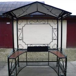 Мангал с крышей 1001